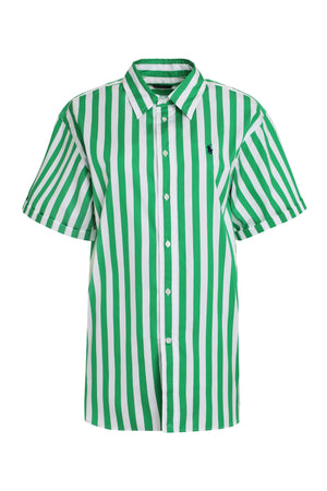 Striped cotton shirt-0